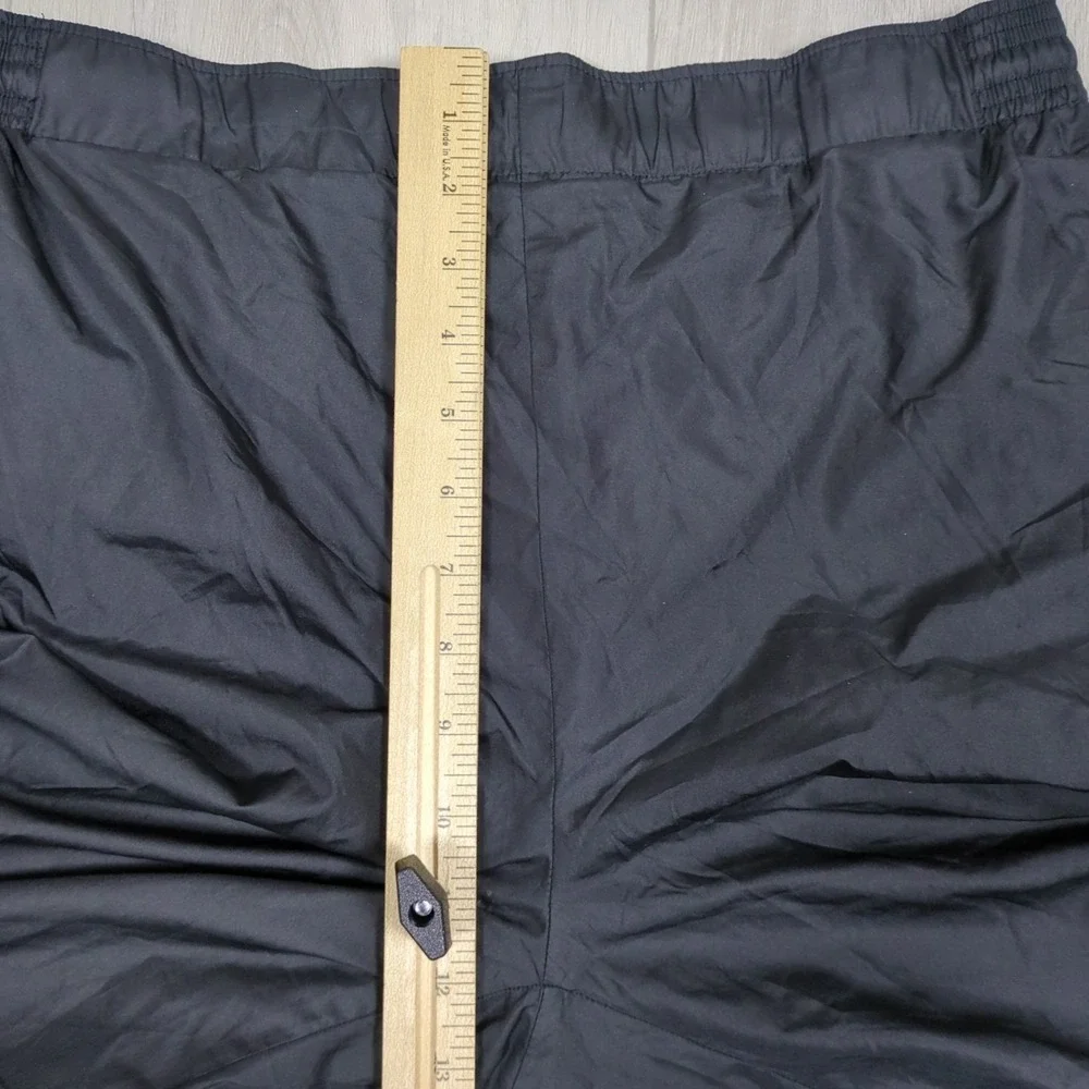 Vintage Nike Windbreaker Track Pants Youth Extra Large Black Y2K Boys Ankle Zip